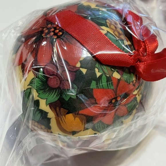 Vtg 90s NEW Shackman Lot Christmas Ball Ornaments - Picture 3 of 6